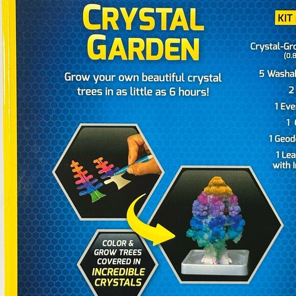 National Geographic Crystal Garden Growing Kit STEM - Picture 6 of 11